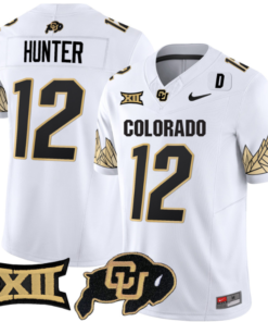 Alternative view of Travis Hunter Jersey #12 Colorado Buffaloes Vapor Limited Football All Stitched