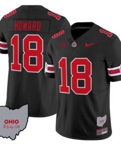 Will Howard Jersey #18 Ohio State Rose Bowl Patch Football All Stitched