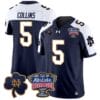 Beaux Collins Jersey #5 Notre Dame 2024 Sugar Bowl Patch V2 Football All Stitched