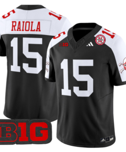 Dylan Raiola Jersey #15 Nebraska Cornhuskers 2024 Vapor V2 Football All Stitched