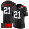 Emmett Johnson Jersey #21 Nebraska Cornhuskers 2024 Vapor V2 Football All Stitched