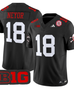 Isaiah Neyor Jersey #18 Nebraska Cornhuskers 2024 Vapor V2 Football All Stitched