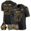 Joe Bellino Jersey #27 Navy Midshipmen Commander-in-chief's Trophy Football All Stitched