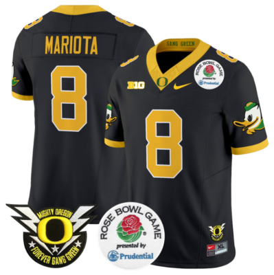 Marcus Mariota Jersey #8 Oregon Ducks Football 2024 Rose Bowl All Stitched