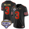 Miyan Williams Jersey #3 Ohio State 'Heritage Stripe' Cotton Bowl Football All Stitched