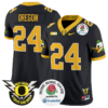 Oregon Jersey #24 Oregon Ducks Football 2024 Rose Bowl All Stitched