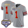Quinshon Judkins Jersey #1 Ohio State 'Heritage Stripe' Cotton Bowl Football All Stitched