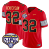 Treveyon Henderson Jersey #32 Ohio State 'Heritage Stripe' Cotton Bowl Football All Stitched
