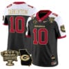 Fran Tarkenton Jersey #10 Georgia Bulldogs 2025 Sugar Bowl Patch Stitched Football