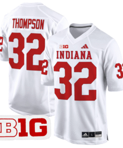 Alternative view of Anthony Thompson Jersey #32 Indiana Hoosiers 2024 Game Stitched Football