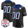 Custom Boise State Broncos Jersey 2025 Fiesta Bowl Patch Vapor Limited Stitched Football