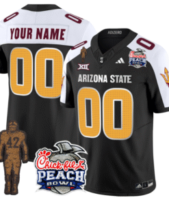 Custom Sun Devils Pat Tillman Jersey Arizona State Peach Bowl All Stitched Football