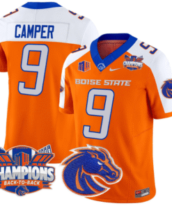 Cameron Camper Jersey #9 Boise State Broncos Back To Back Champions Stitched Football 11 C71D2DG