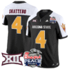 Cam Skattebo Jersey #4 Arizona State Sun Devils 2025 Peach Bowl Stitched Football 13 Cam Skattebo Jersey #4 Arizona State Sun Devils 2025 Peach Bowl Stitched Football