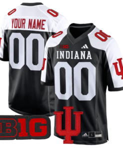Custom Indiana Hoosiers Jersey 2024 Game V2 Stitched Football