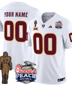 Custom Sun Devils Pat Tillman Jersey Arizona State Peach Bowl All Stitched Football 14 CK96UP7