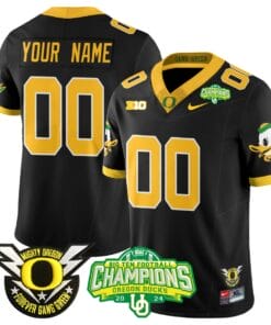 Custom Oregon Ducks Jersey Name, Number 2024 Big Ten Champions All Stitched Football