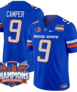 Cameron Camper Jersey #9 Boise State Broncos Back To Back Champions Stitched Football 8 CO8W0D9