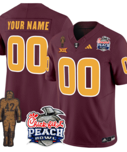 Custom Sun Devils Pat Tillman Jersey Arizona State Peach Bowl All Stitched Football 15 CPO7D1W