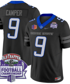 Cameron Camper Jersey #9 Boise State Broncos 2024 Championship Stitched Football