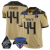 Colin Ramos Jersey #44 Navy Midshipmen 2025 Armed Forces Bowl All Stitched Football