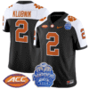 Cade Klubnik Jersey #2 Clemson Tigers 2024 ACC Championship Patch Stitched Football