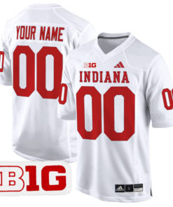 Alternative view of Custom Indiana Hoosiers Jersey 2024 Game V2 Stitched Football
