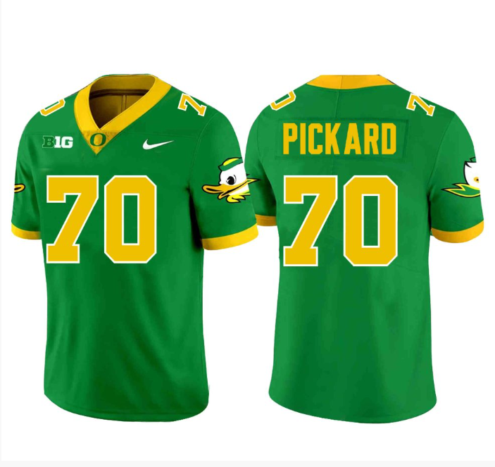 Charlie Pickard Jersey #70 Oregon Ducks All Stitched Football 1 Charlie Pickard Jersey #70 Oregon Ducks All Stitched Football
