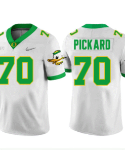 Charlie Pickard Jersey #70 Oregon Ducks All Stitched Football 3 Charlie Pickard Jersey 70 Oregon Ducks Football White