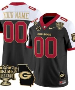 Custom Georgia Bulldogs Jersey 2025 Sugar Bowl Patch Vapor Stitched Football