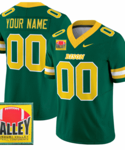 Custom NDSU Bison Jersey Name, Number College Football All Stitched
