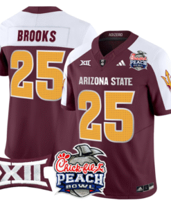 DeCarlos Brooks Jersey #25 Arizona State Sun Devils 2025 Peach Bowl Stitched Football 8 DD7N6VM