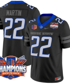 Doug Martin Jersey #22 Boise State Broncos Back To Back Champions Stitched Football