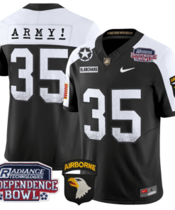 Doc Blanchard Jersey #35 Army Black Knights Independence Bowl Patch Stitched Football