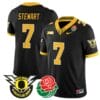 Evan Stewart Jersey #7 Oregon Ducks 2024 Mighty Rose Bowl Patch All Stitched Football