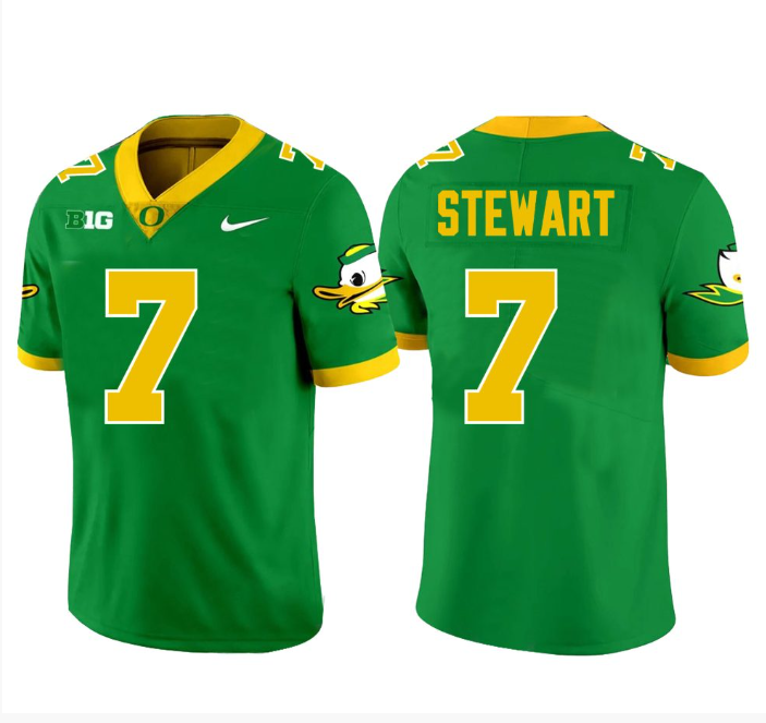 Evan Stewart Jersey #7 Oregon Ducks All Stitched Football 1 Evan Stewart Jersey #7 Oregon Ducks All Stitched Football