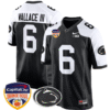 Harrison Wallace III Jersey #6 Custom Penn State Orange Bowl Stitched Football