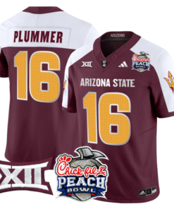 Jake Plummer Jersey #16 Arizona State Sun Devils 2025 Peach Bowl Stitched Football 8 JO5HEK0