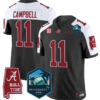 Jihaad Campbell Jersey #11 Alabama Crimson Tide 2025 ReliaQuest Bowl All Stitched Football 13 Jihaad Campbell Jersey #11 Alabama Crimson Tide 2025 ReliaQuest Bowl All Stitched Football
