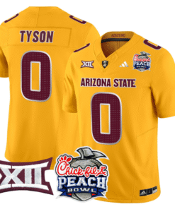 Jordyn Tyson Jersey #0 Arizona State Sun Devils 2025 Peach Bowl Stitched Football 9 JXEGJ1R
