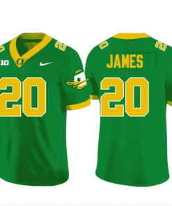 Jordan James Jersey #20 Oregon Ducks All Stitched Football