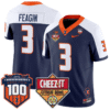 Kaden Feagin Jersey #3 Illinois Fighting 2025 Cheez-It Citrus Bowl Stitched Football