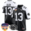 Kaytron Allen Jersey #13 Custom Penn State Orange Bowl Patch Stitched Football