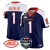 LeQuint Allen Jersey #1 Syracuse Orange 2025 Holiday Bowl Patch All Stitched Football 11 LeQuint Allen Jersey #1 Syracuse Orange 2025 Holiday Bowl Patch All Stitched Football