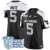 Pat White Jersey #5 West Virginia Mountaineers 2025 Miami Beach Bowl All Stitched Football