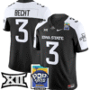 Rocco Becht Jersey #3 Iowa State 2025 PopTarts Bowl Patch All Stitched Football