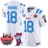 Archie Manning Jersey #18 Ole Miss Rebels 2025 Gator Bowl Patch 2024 Stitched Football 15 Archie Manning Jersey #18 Ole Miss Rebels 2025 Gator Bowl Patch 2024 Stitched Football