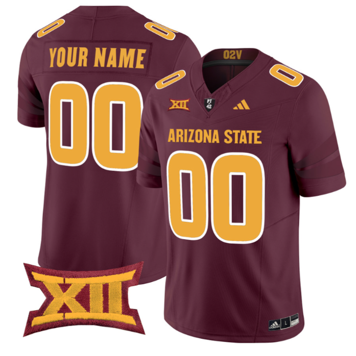 Custom Arizona State Jersey Sun Devils Name, Number 2025 Stitched Football 1 Custom Arizona State Jersey Sun Devils Name, Number 2025 Stitched Football