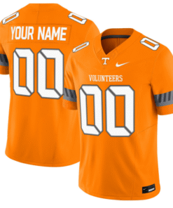 Custom Tennessee Vols Jersey 2025 Smokey Grey Series Stitched Orange