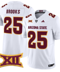 DeCarlos Brooks Jersey 25 Arizona State Sun Devils 2025 Stitched White